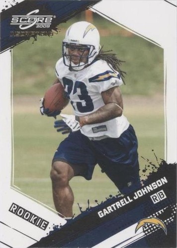 2009 Score Inscriptions Gartrell Johnson #340