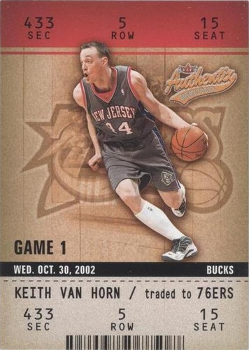2002-03 Fleer Authentix - Keith Van Horn #100