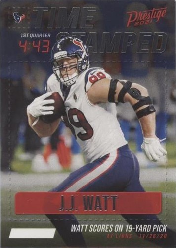 2021 Panini Prestige J.J. Watt #TS-JW