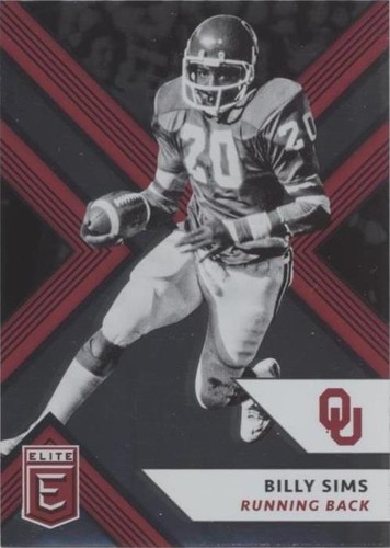 2018 Panini Elite Draft Picks Billy Sims #11