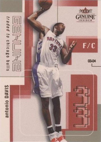 2003-04 Fleer Genuine Insider - Antonio Davis #56