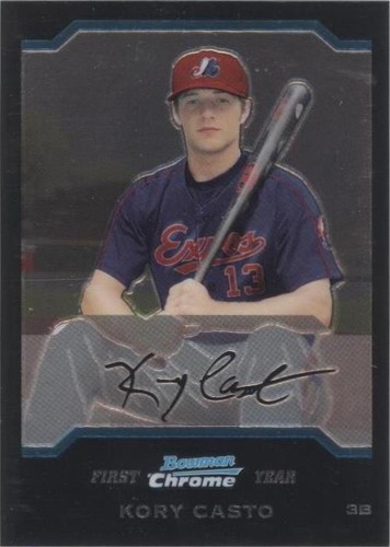 2004 Bowman Chrome - Kory Casto #242