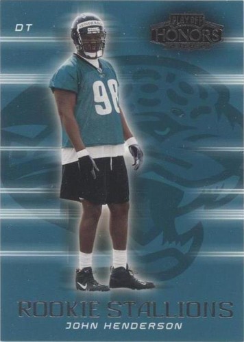 2002 Playoff Honors John Henderson #RS-23