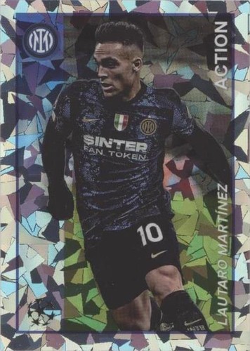 2021-22 Topps Merlin's Heritage 97 UCL Lautaro Martinez #136