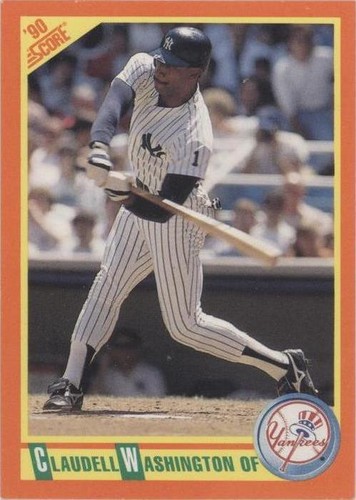 1990 Score Rookie & Traded - Claudell Washington #45T