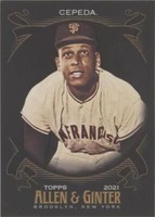 2021 Topps Allen & Ginter's X - Orlando Cepeda #286