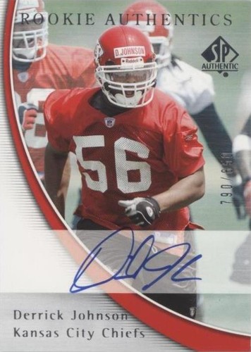 2005 SP Authentic Derrick Johnson #196