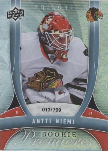 2009-10 Upper Deck Trilogy - Antti Niemi #141