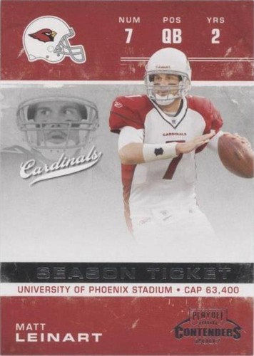 2007 Playoff Contenders Matt Leinart #4