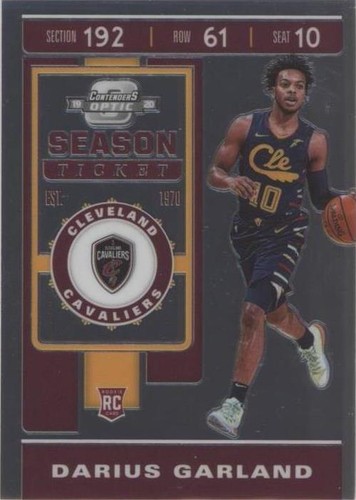 ダリアス•ガーランド 2019-20 PANINI OPTIC PURPLEホロ Darius Garland 2019-20 Panini Donruss Optic Rated Rookie