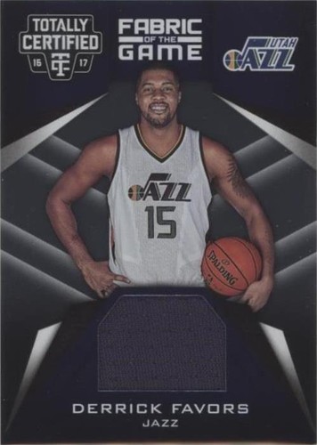 2016-17 Panini Totally Certified - Derrick Favors #50