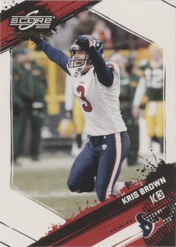 2009 Score Inscriptions Kris Brown #117