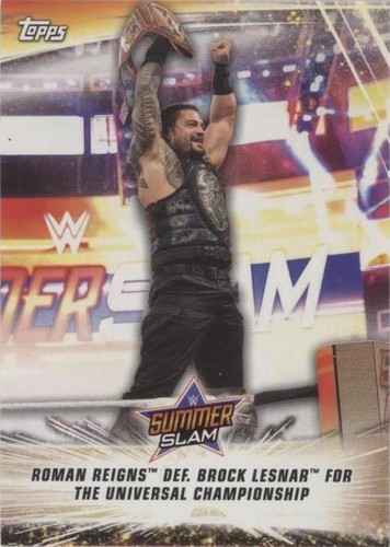 2019 Topps WWE Summerslam - Roman Reigns #100