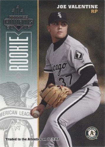 2003 Donruss Champions - Joe Valentine #290