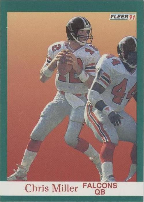 1991 Fleer Chris Miller #207