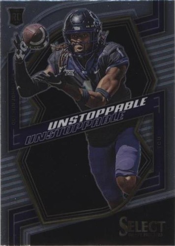 2023 Panini Select Draft Picks Quentin Johnston #UN-7