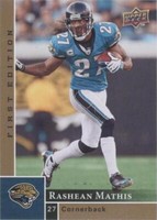 2009 Upper Deck First Edition Rashean Mathis #72