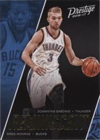 2016-17 Panini Prestige - Greg Monroe/Domantas Sabonis #10