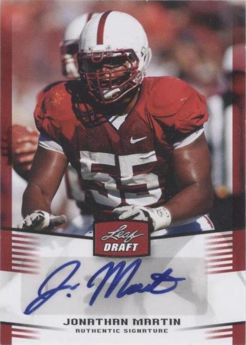 2012 Leaf Draft Jonathan Martin #JM1