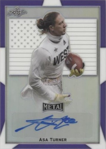 2019 Leaf Metal U.S. Army All-American Bowl Asa Turner #BA-AT1
