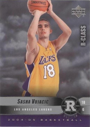 2004-05 Upper Deck R-Class - Sasha Vujacic #117