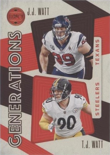 2023 Panini Legacy J.J. Watt T.J. Watt #GEN-8