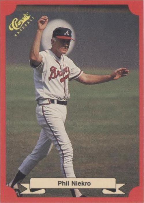 1988 Classic Update Red Travel Edition - Phil Niekro #200