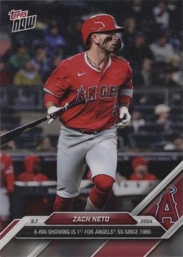 2024 Topps Now - Zach Neto #527