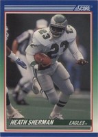 1990 Score Heath Sherman #398