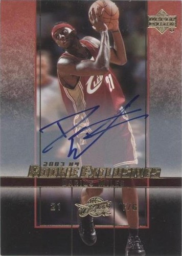 2003-04 Upper Deck Rookie Exclusives - Darius Miles #A31