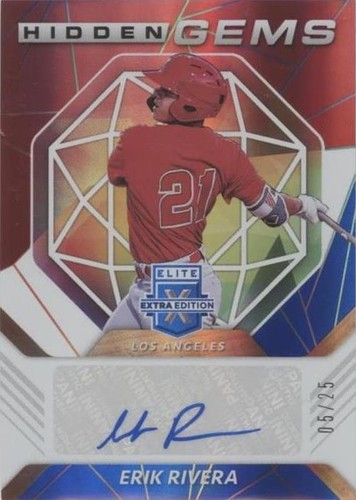 2021 Panini Elite Extra Edition - Erik Rivera #HG-ER