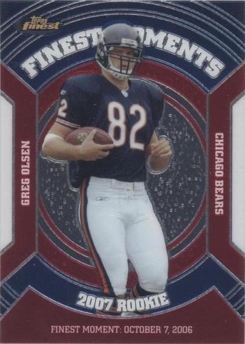 2007 Topps Finest Greg Olsen #RFM-GO