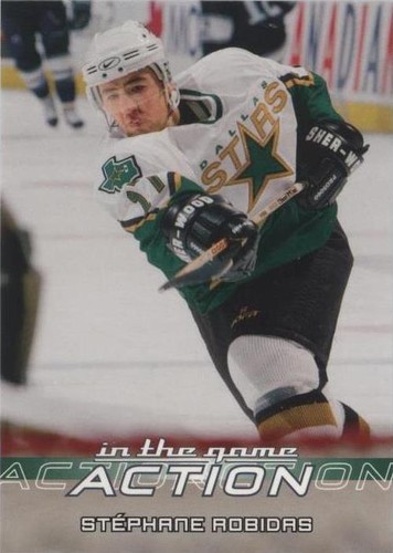2003-04 In the Game Action - Stephane Robidas #185