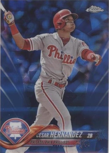 2018 Topps Chrome Sapphire Edition - Cesar Hernandez #26