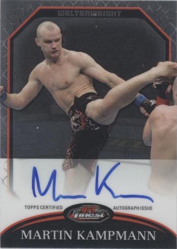 2011 Topps Finest UFC - Martin Kampmann #A-MK