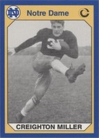 1990 Collegiate Collection University of Notre Dame Craig Miller #118