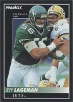 1992 Pinnacle Jeff Lageman #142