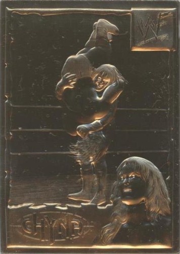 1999-2005 Danbury Mint 22k Gold WWF/E - Chyna #34
