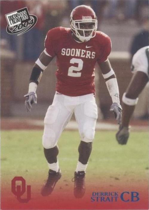 2004 Press Pass Derrick Strait #B43