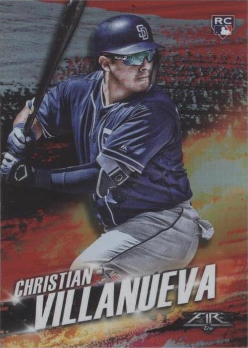 2018 Topps Fire - Christian Villanueva #HS-16