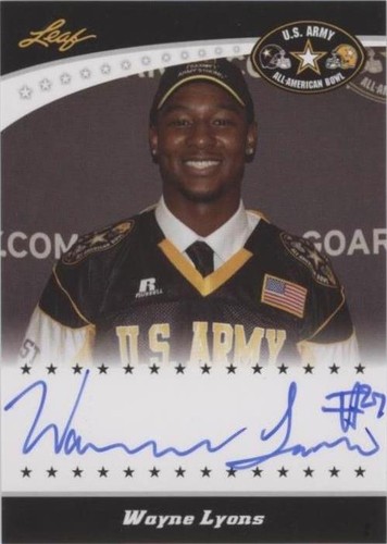 2011 Leaf U.S. Army All-American Bowl Wayne Lyons #TA-WL1