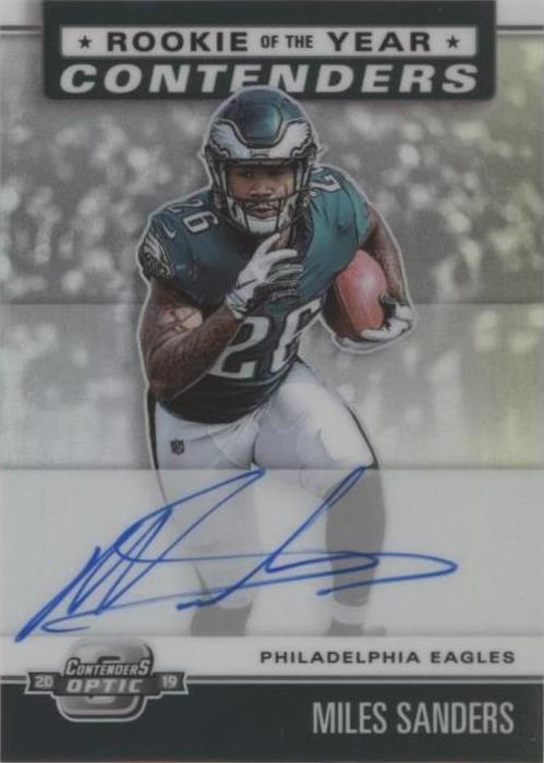2019 Panini Contenders Optic Miles Sanders #ROY-MS