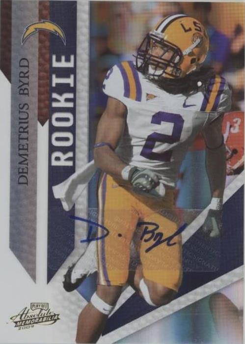 2009 Playoff Absolute Memorabilia Demetrius Byrd #135