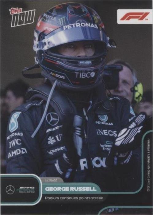 2022 Topps Now F1 - George Russell #027
