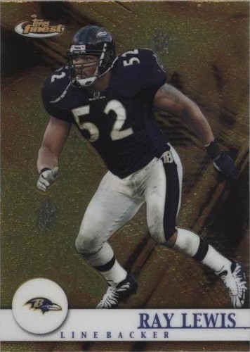 2001 Topps Finest Ray Lewis #36