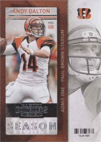 2013 Panini Contenders Andy Dalton #8