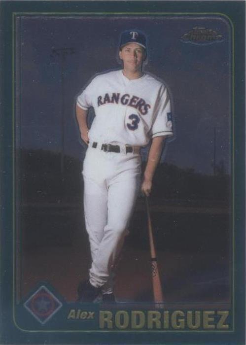 2001 Topps Chrome - Alex Rodriguez #587