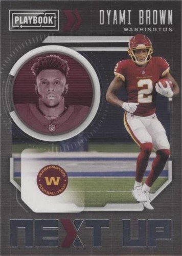 2021 Panini Playbook Dyami Brown #NXT-DBR