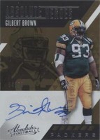 2017 Panini Absolute Gilbert Brown #AHA-GB