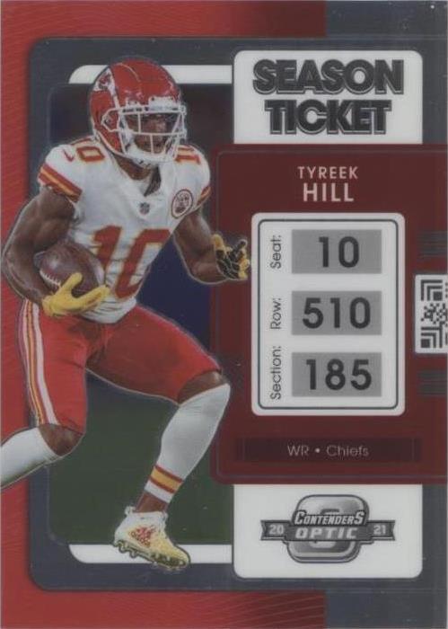 2021 Panini Contenders Optic Tyreek Hill #18